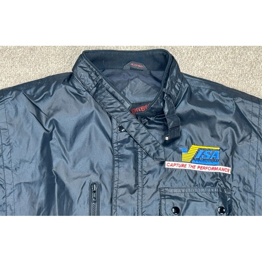 Upstream Racing Division Vintage Visa Capture The Performance Jacket Size Large - Picture 3 of 8
